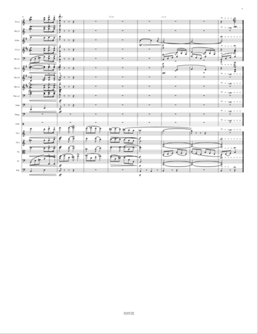 A Lullaby for Jon A Lullaby for Jon Orchestra scores gallery preview page 4