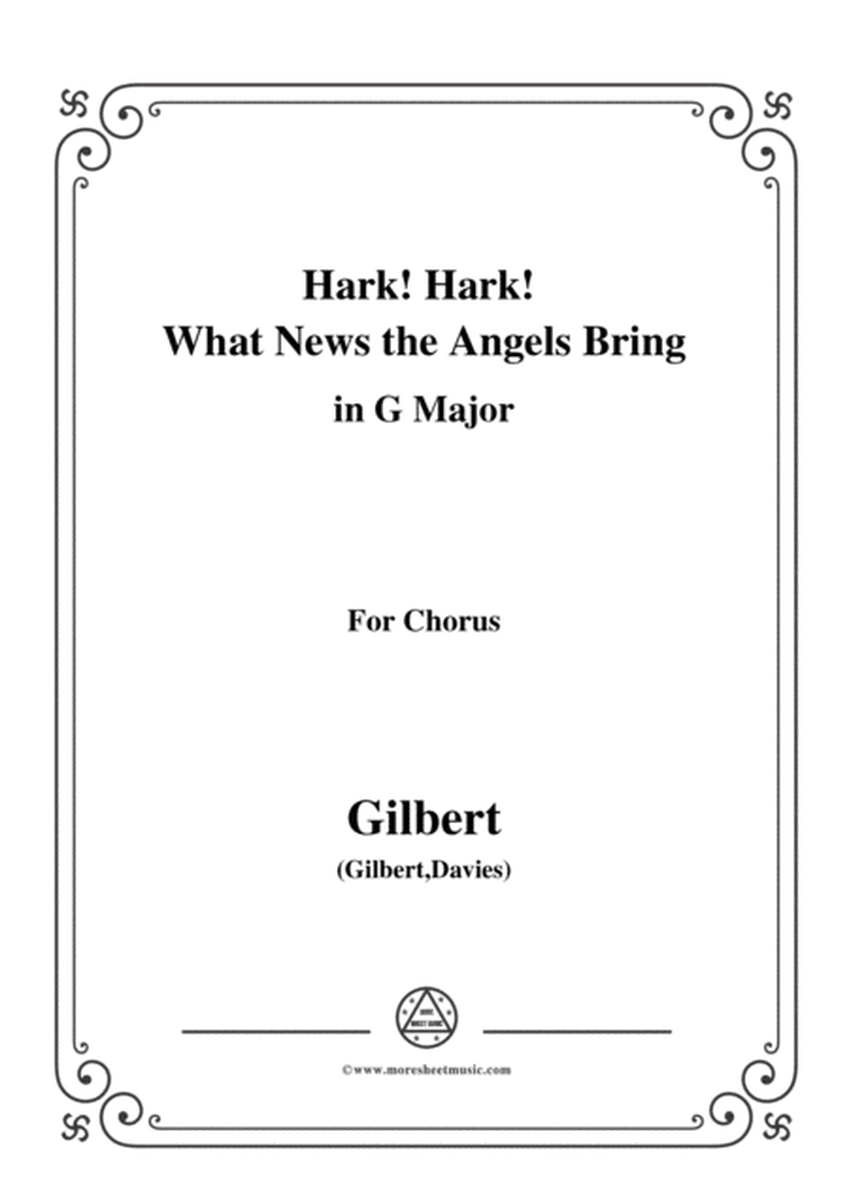Gilbert-Christmas Carol,Hark! Hark! What News the Angels Bring,in G Major image number null