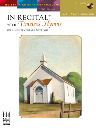 Book cover for In Recital with Timeless Hymns, Book 4