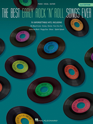 Book cover for The Best Early Rock'N'Roll Songs Ever - 2nd Edition