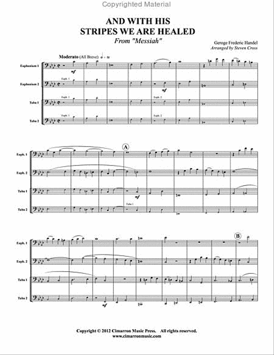 And With His Stripes We Are Healed EETT scores gallery preview page 2