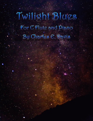 Book cover for Twilight Blues - C Flute and Piano