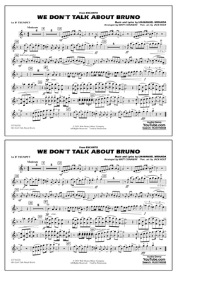 Book cover for We Don't Talk About Bruno (from Encanto) (arr. Conaway) - 1st Bb Trumpet