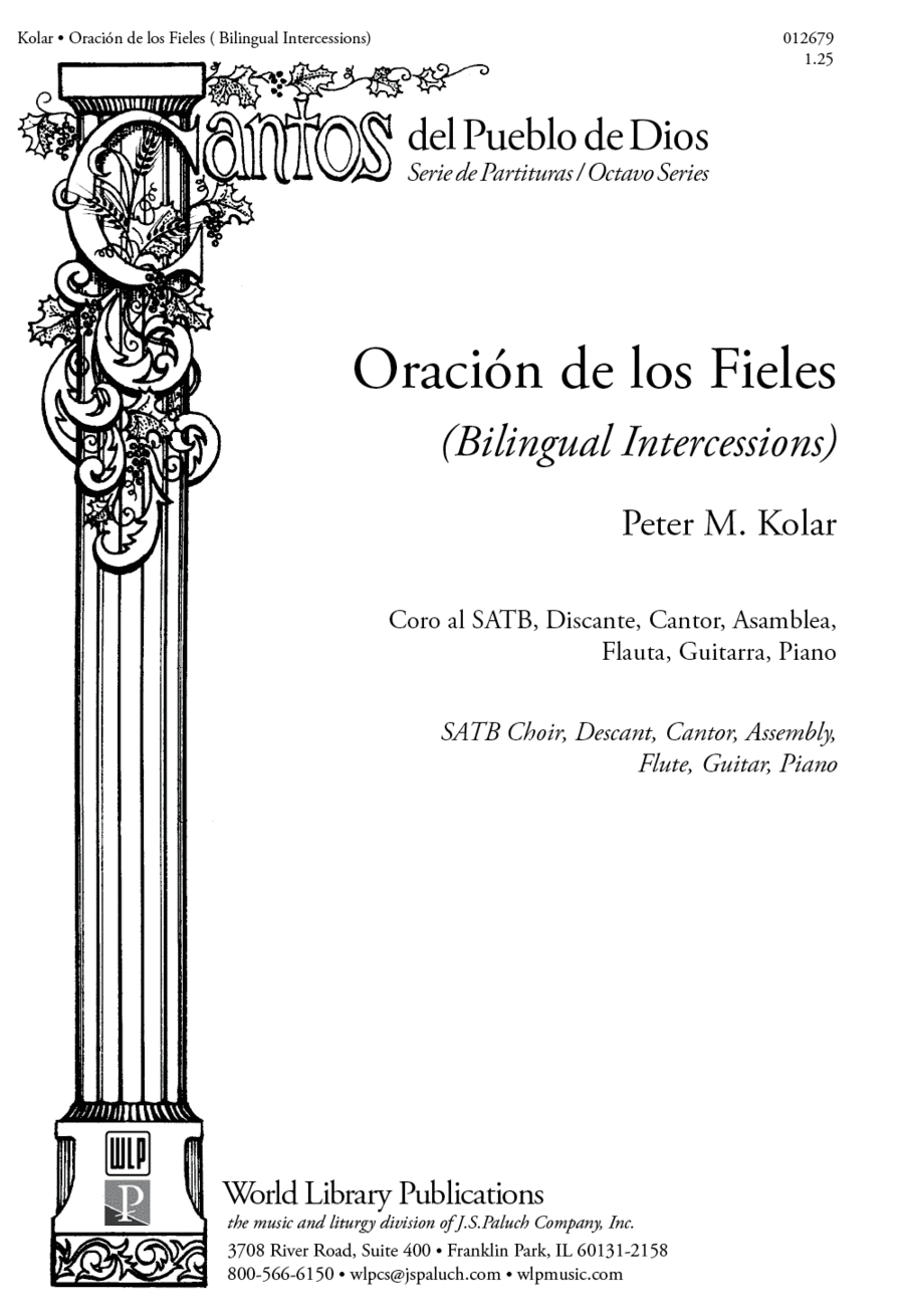 Oracion De Los Fieles Oracion De Los Fieles 4-Part scores gallery preview page 1