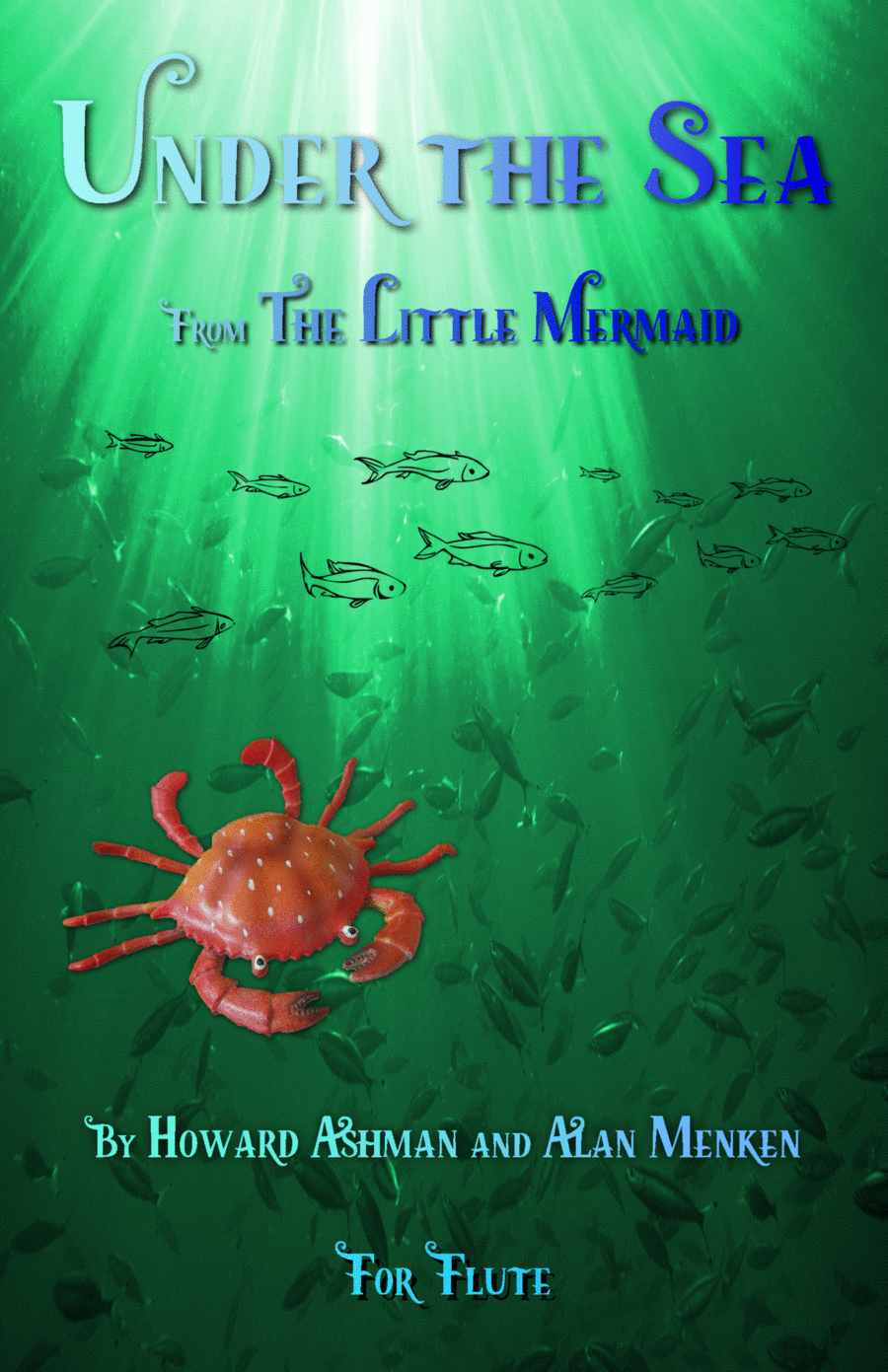 Under The Sea Flute Duet scores gallery preview page 1
