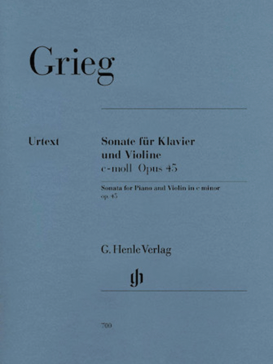 Violin Sonata in C minor Op. 45 Violin Solo scores gallery preview page 1