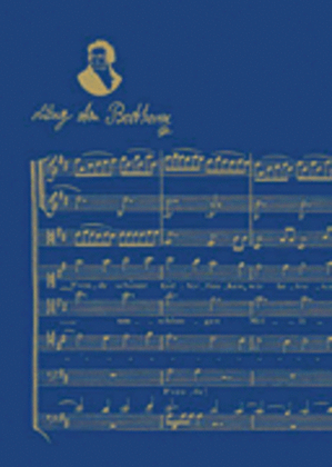 Beethoven Notebook Blue (3-pack) Retail $7.99 Each