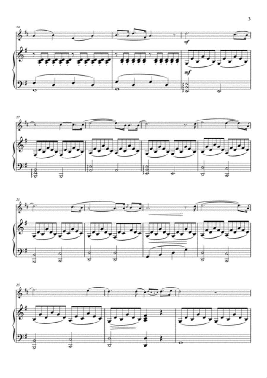 O Holy Night - Horn & Piano O Holy Night - Horn & Piano Horn scores gallery preview page 3