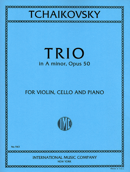 Trio In A Minor, Opus 50