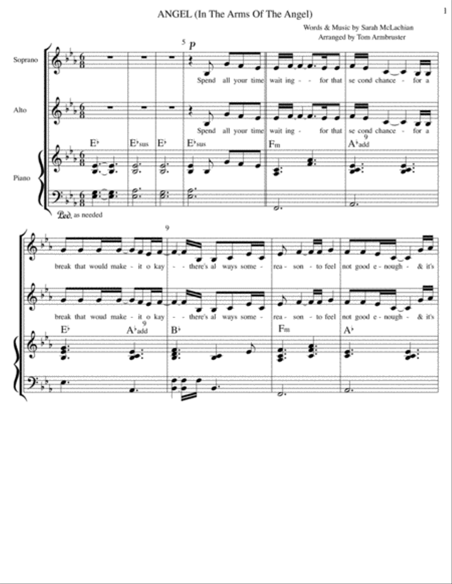 Angel Angel SSA scores gallery preview page 2