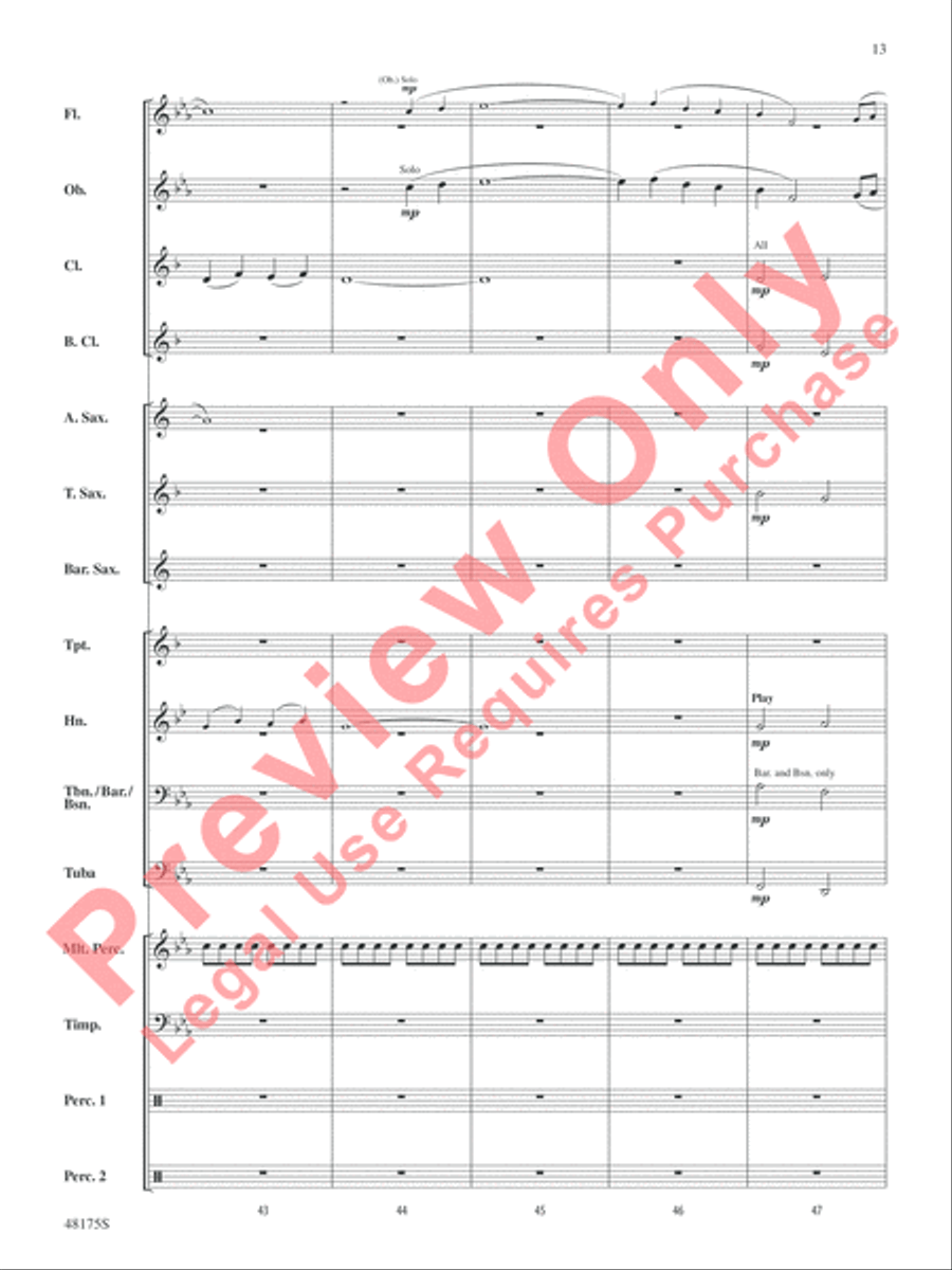 Dragon Bridge Concert Band scores gallery preview page 14