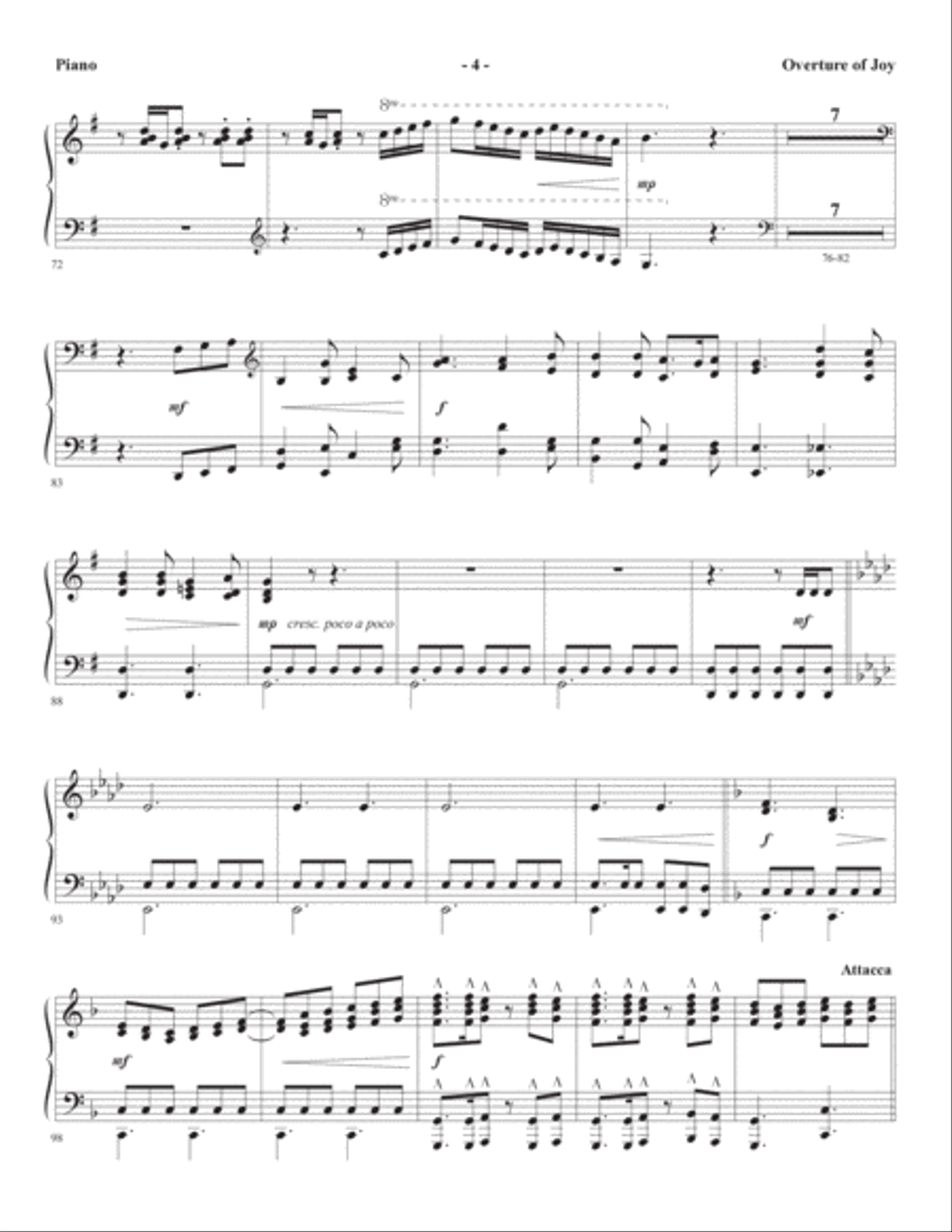 A Weary World Rejoices (A Chamber Cantata For Christmas) - Piano Choir scores gallery preview page 4