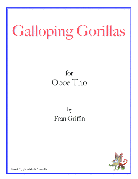 Galloping Gorillas for oboe trio image number null