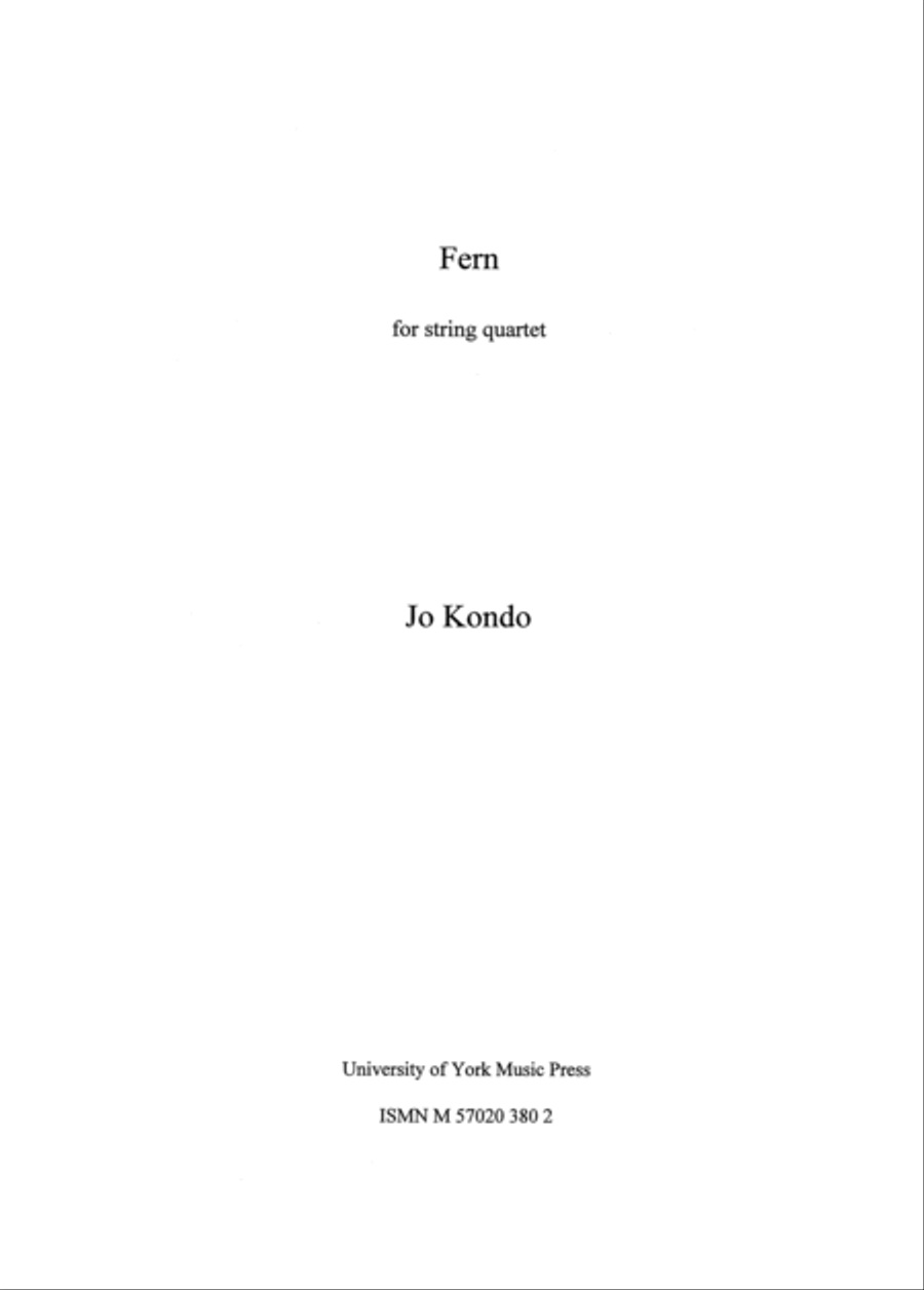 Fern String Quartet scores gallery preview page 1