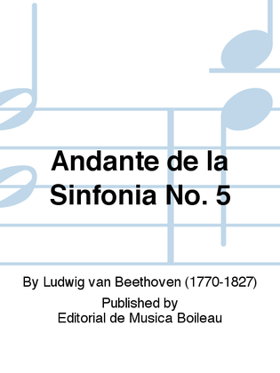 Book cover for Andante de la Sinfonia No. 5
