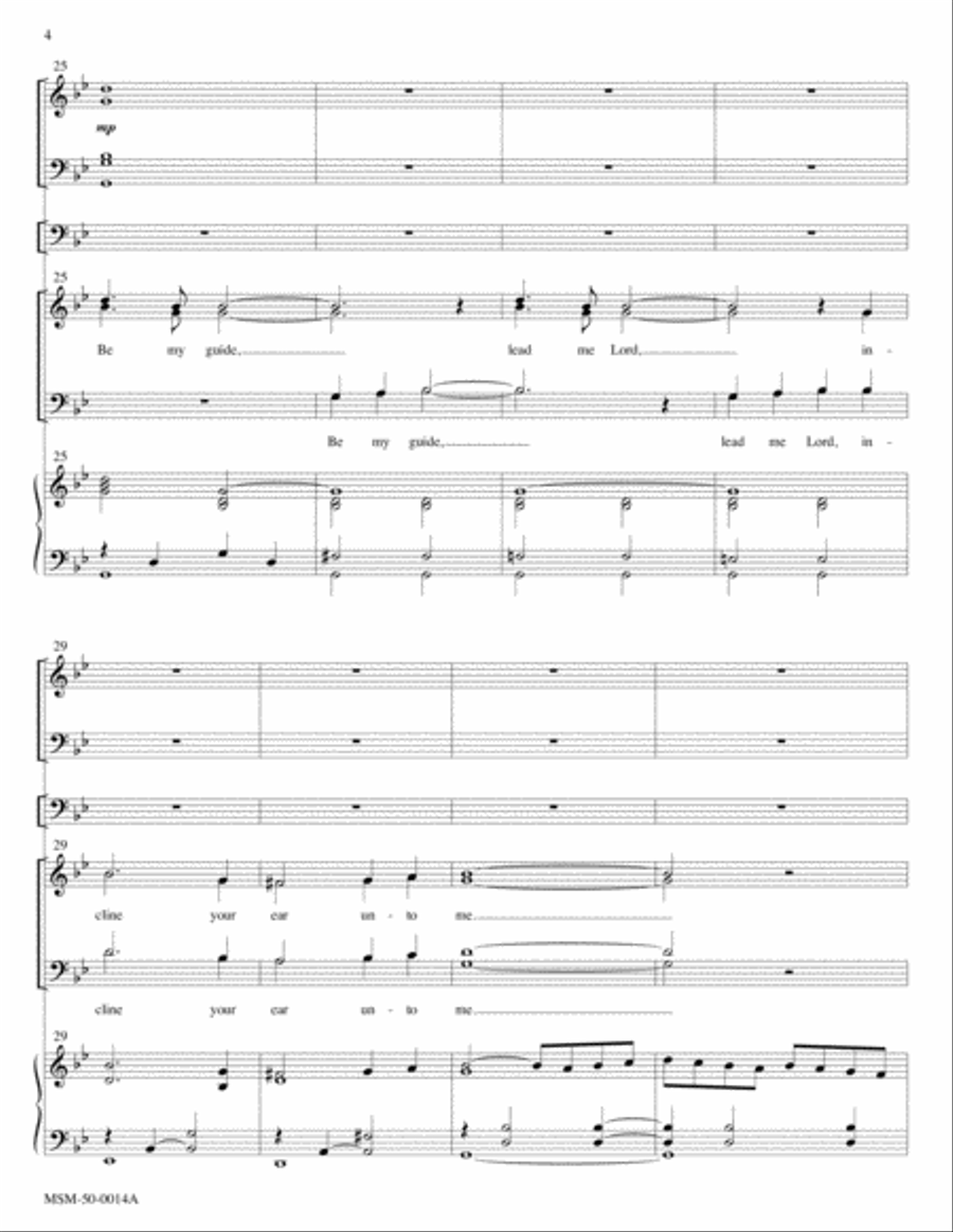 In You, O Lord, I Will Place My Trust Choir scores gallery preview page 4