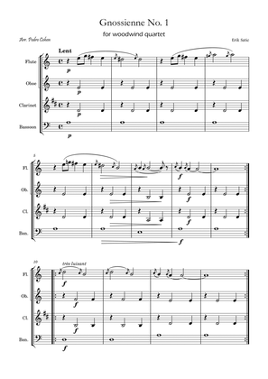 Gnossienne No. 1 – for Woodwind Quartet