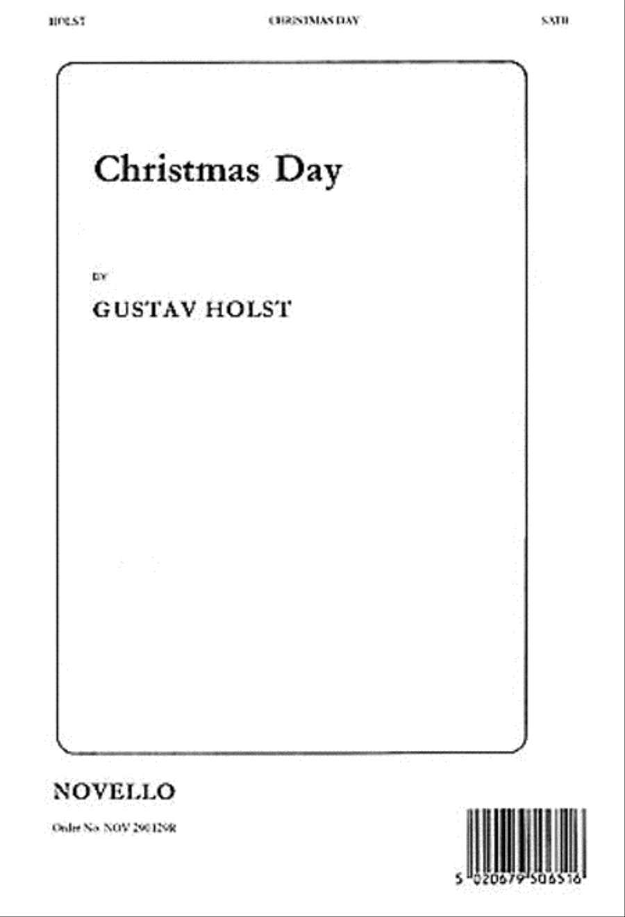 Christmas Day Christmas Day 4-Part scores gallery preview page 1
