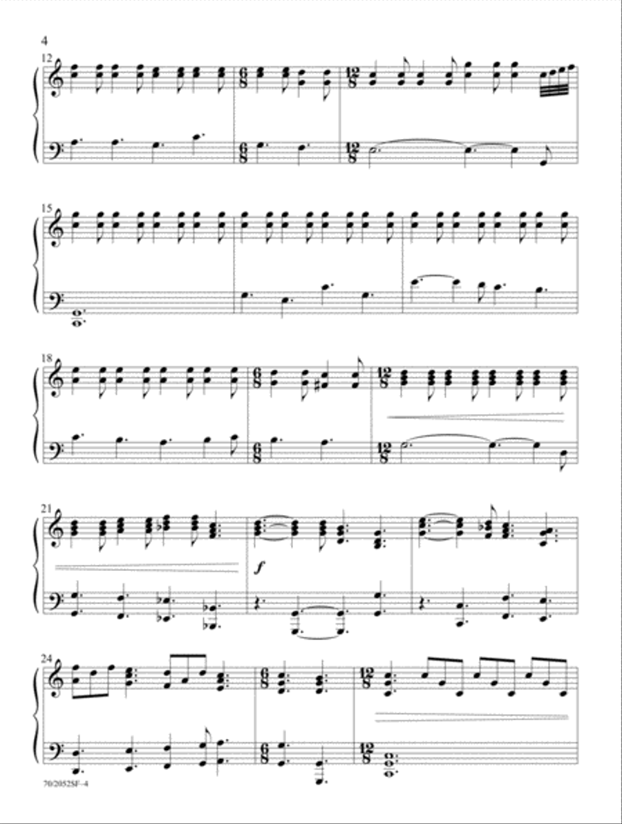 The Day of Celebration Piano Solo scores gallery preview page 3