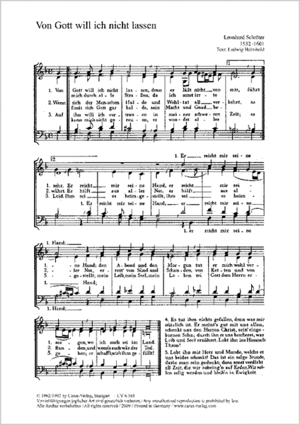 Bach: Was Gott tut; Schroter: Von Gott will ich nicht lassen by Johann Sebastian Bach Voice - Sheet Music