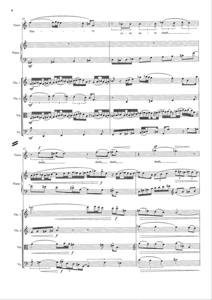 Gethsemane Cello scores gallery preview page 6