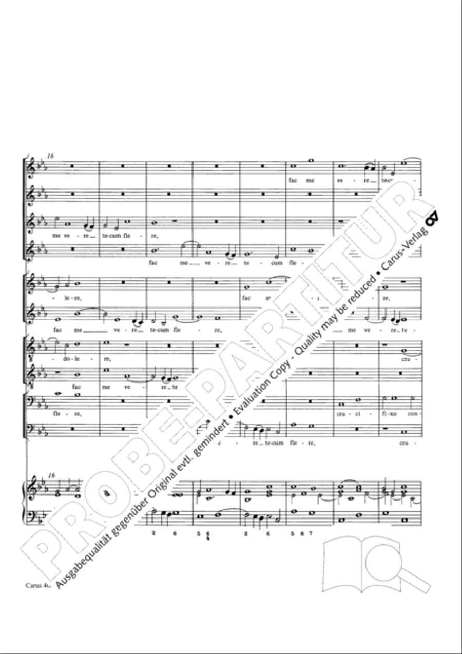 Stabat mater Choir scores gallery preview page 57