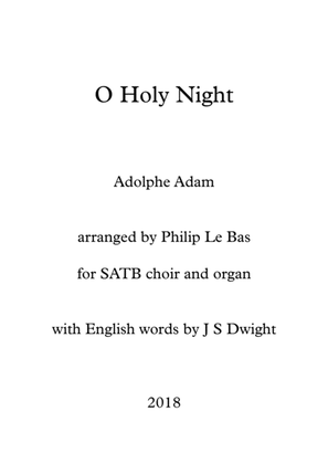 Book cover for O Holy Night (for SATB choir and organ)
