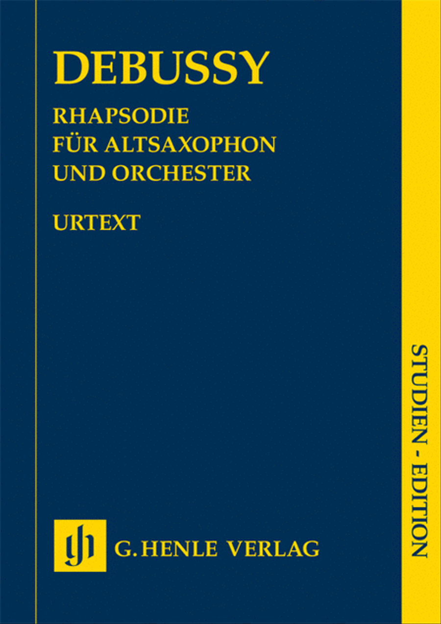Rhapsody for Alto Saxophone and Orchestra Orchestra scores gallery preview page 1