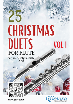 Book cover for 25 Christmas Duets for Flute - VOL.1