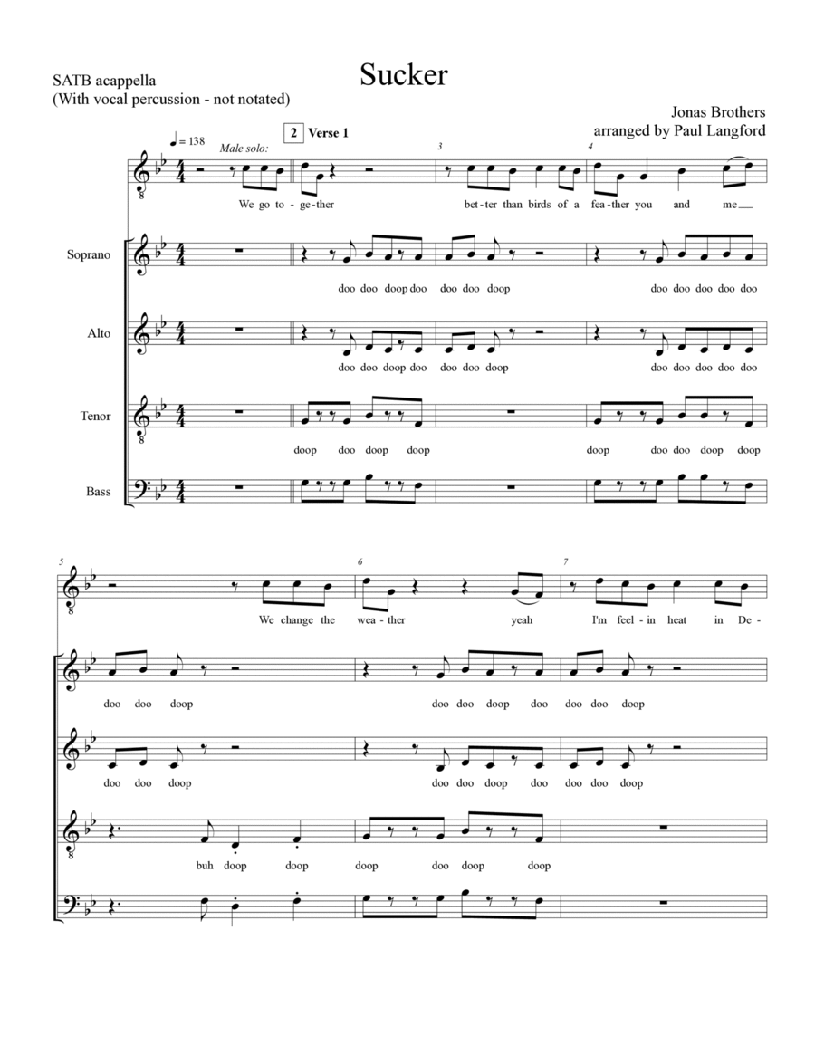 Sucker 4-Part scores gallery preview page 1