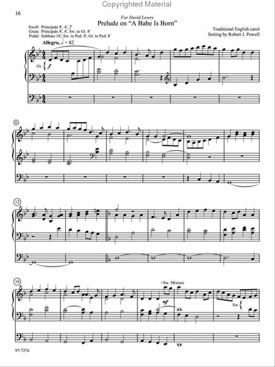 From Realms of Glory Organ scores gallery preview page 7