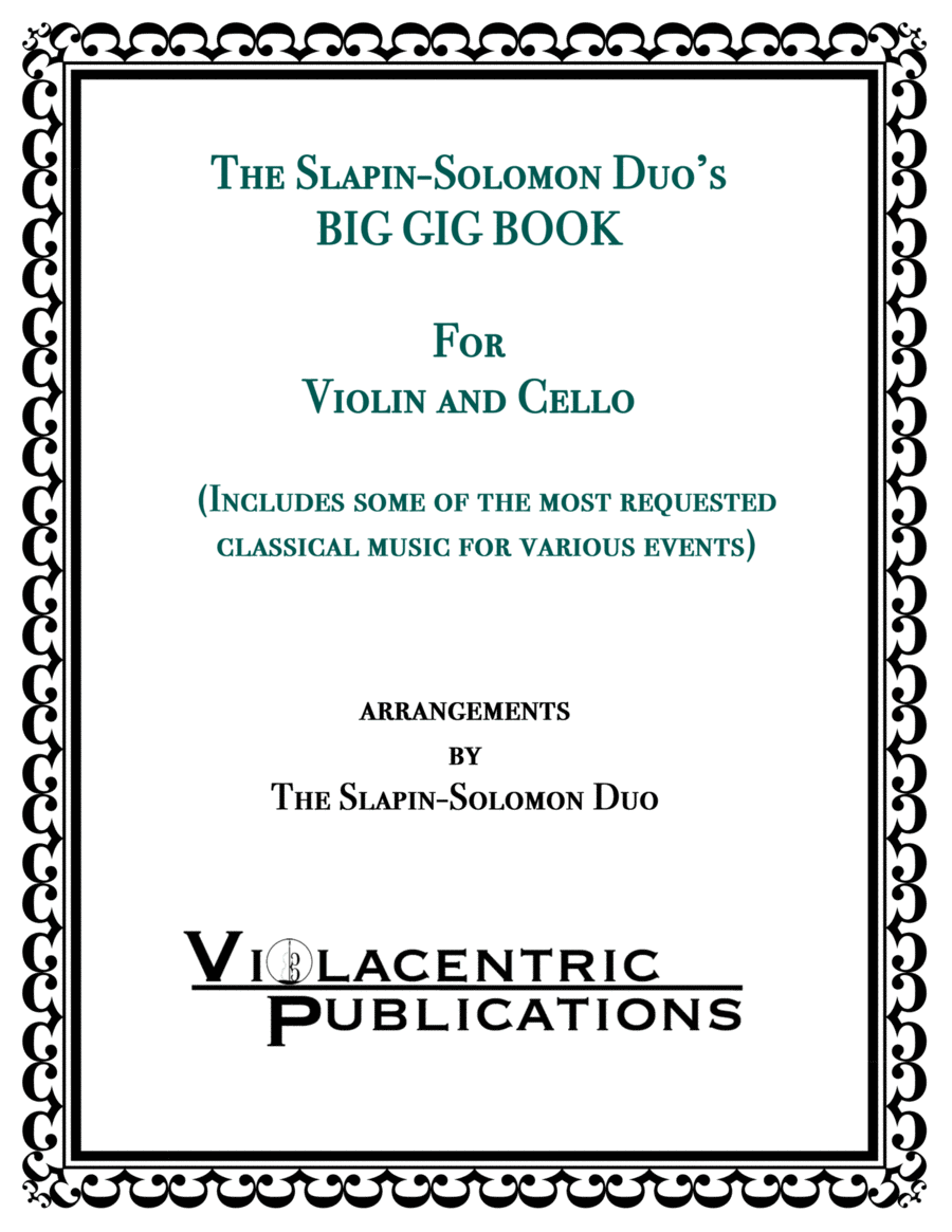The Slapin-Solomon Duo's Big Gig Book for Violin and Cello String Duet scores gallery preview page 1