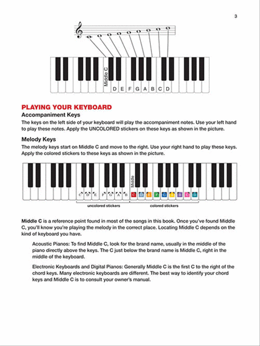 More Kid's Songfest Electronic Keyboard scores gallery preview page 3