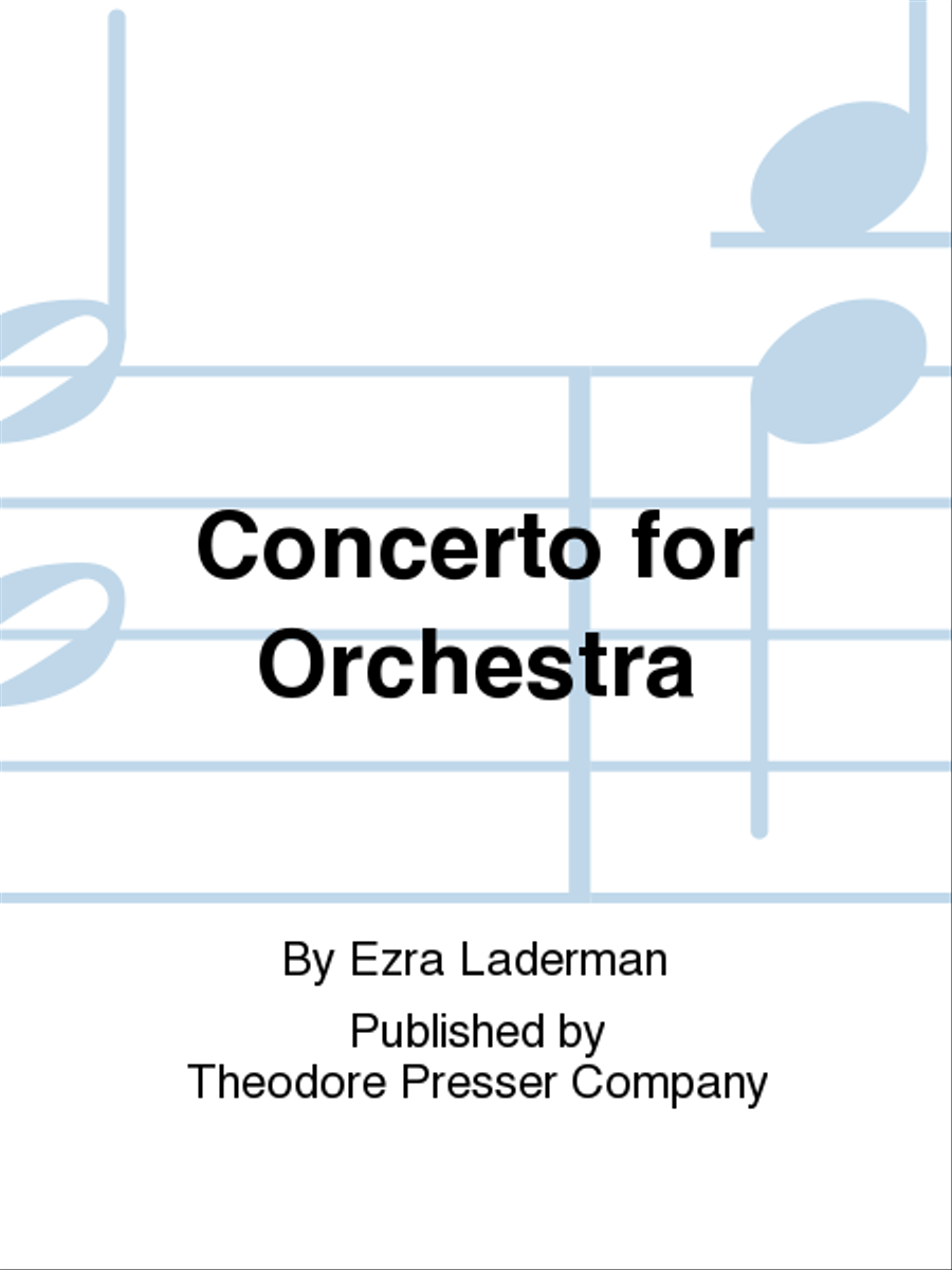 Concerto For Orchestra