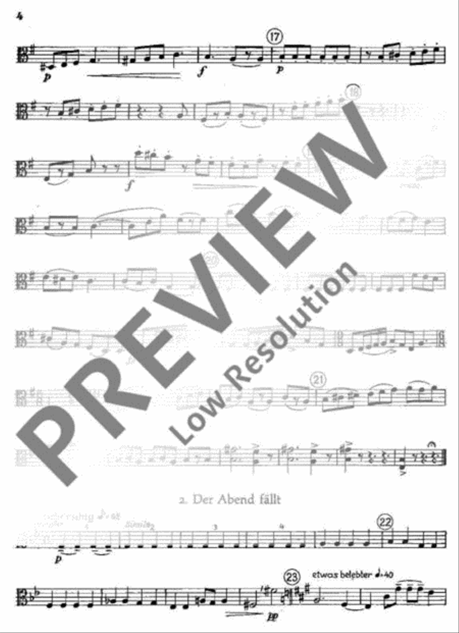 Frühlingserwarten Frühlingserwarten Viola scores gallery preview page 4