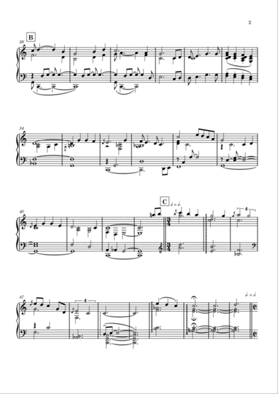 The Leaving of Liverpool The Leaving of Liverpool Piano Solo scores gallery preview page 2