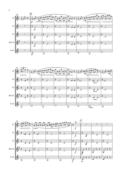 Fantaisie Valse for Clarinet Quintet image number null
