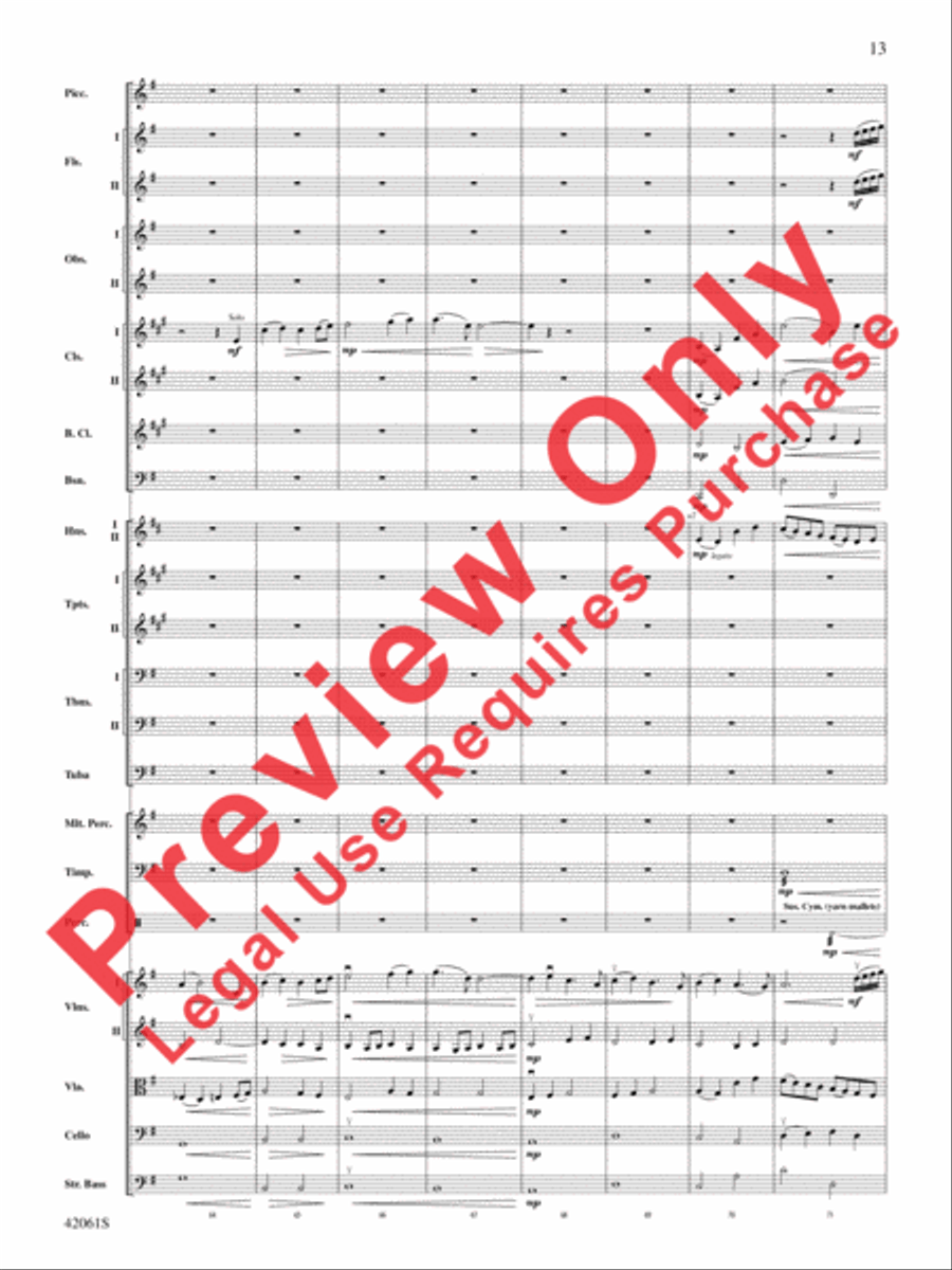 South County Sketches Full Orchestra scores gallery preview page 14
