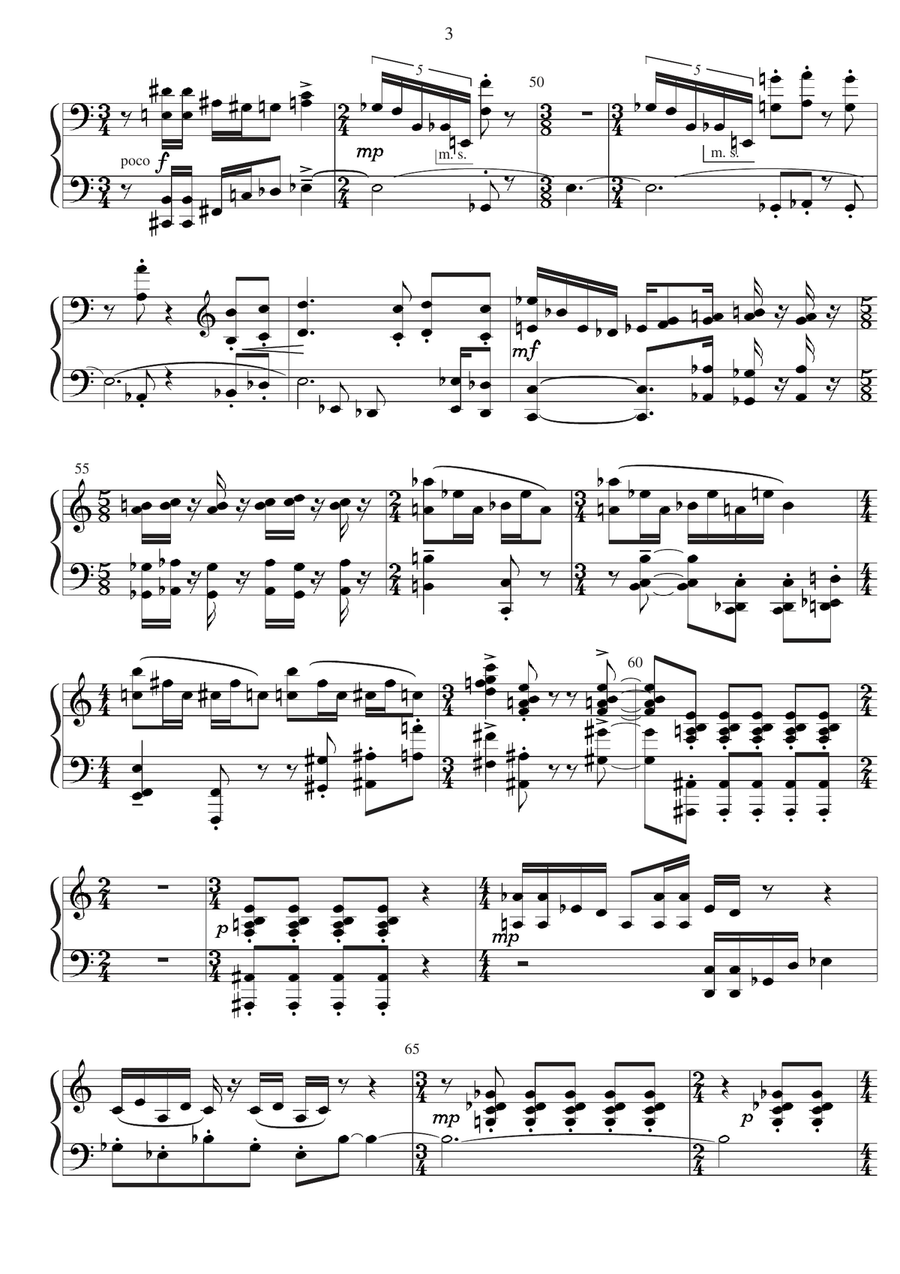 DIARY OF A MADMAN - suite for piano Piano Solo scores gallery preview page 4