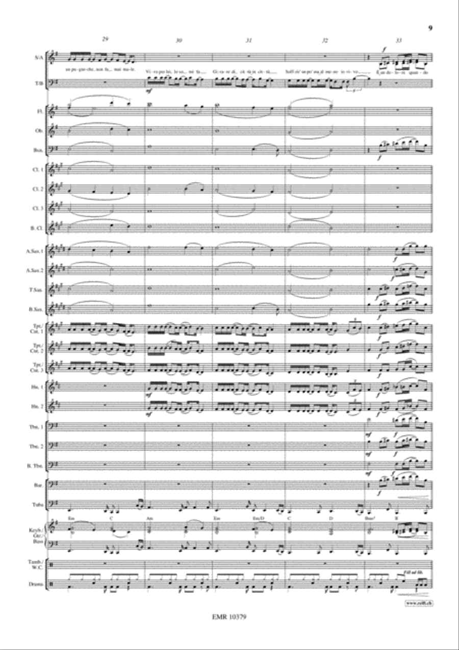 Vivo Per Lei Vivo Per Lei 4-Part scores gallery preview page 10