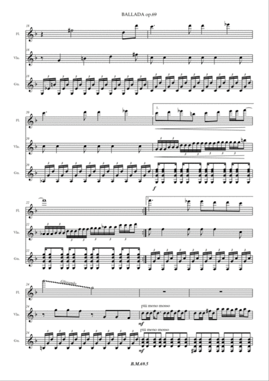 BALLADA Small Ensemble scores gallery preview page 6