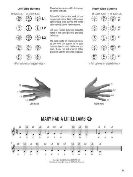 Hal Leonard Anglo Concertina Method