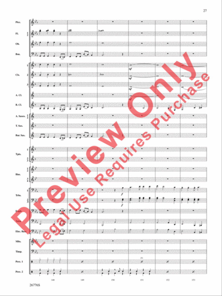 The Music of Disneyland Concert Band scores gallery preview page 28