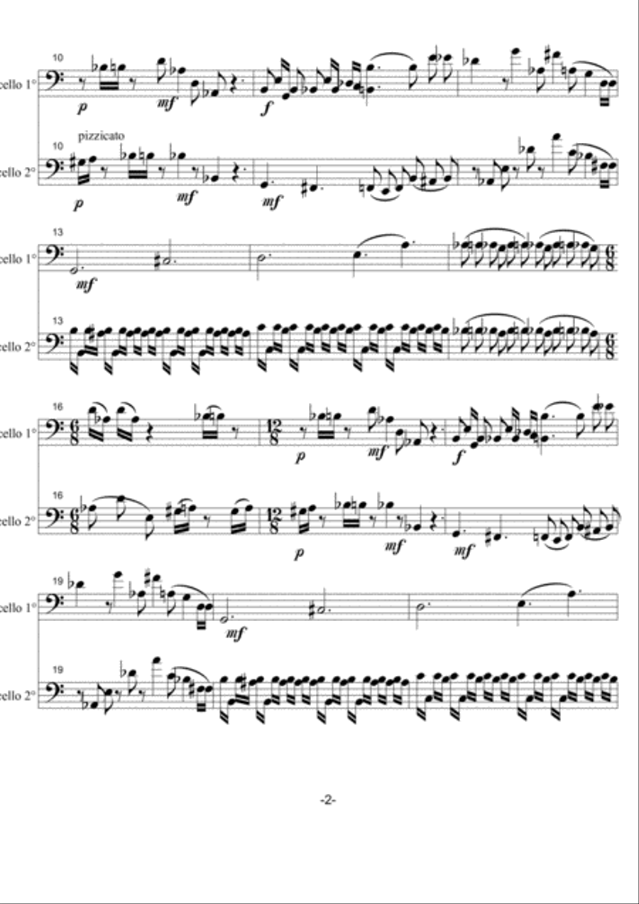 CELLOS N.5 Cello Solo scores gallery preview page 2