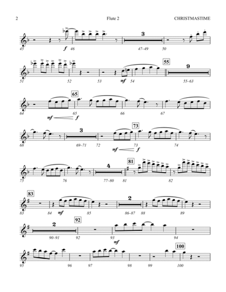 Christmastime (arr. Joseph M. Martin) - Flute 2