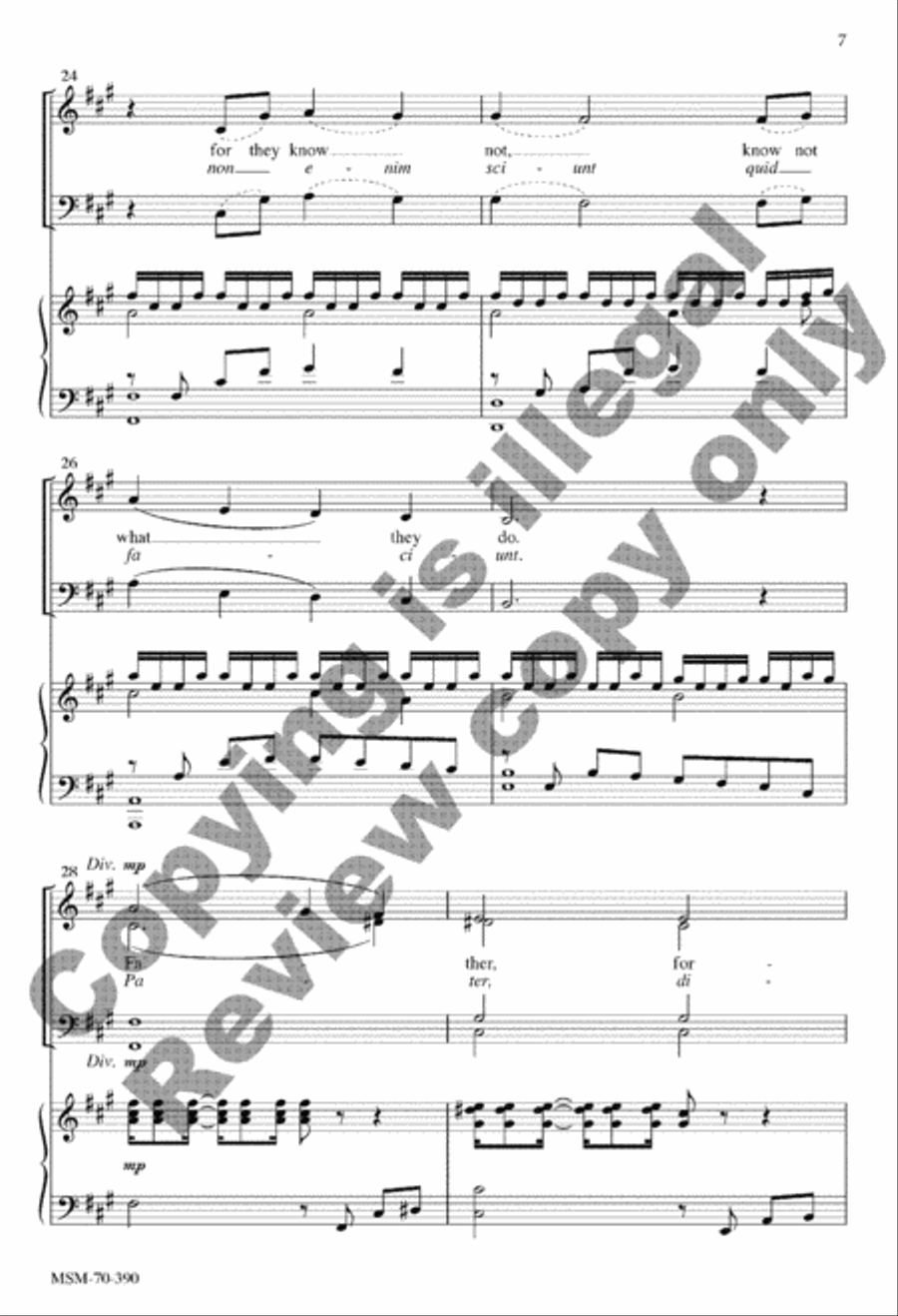 Seven Last Words Seven Last Words 4-Part scores gallery preview page 48