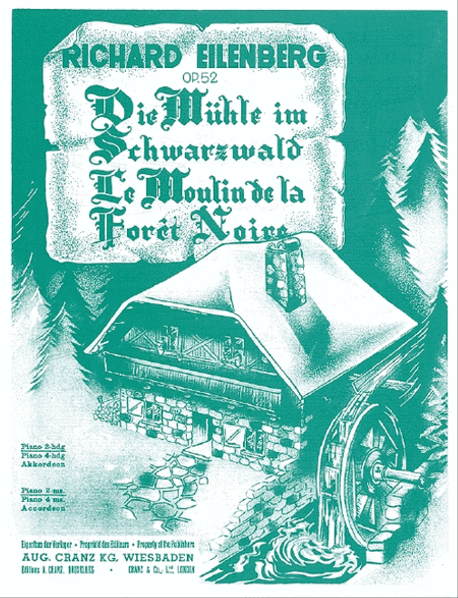 Eilenberg R Muehle Im Schwarzwald Op52 Piano Solo scores gallery preview page 1