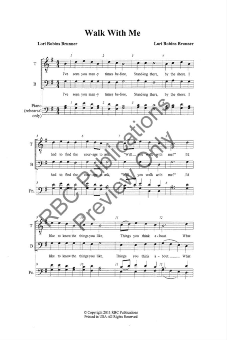 <br>Sheet music extract