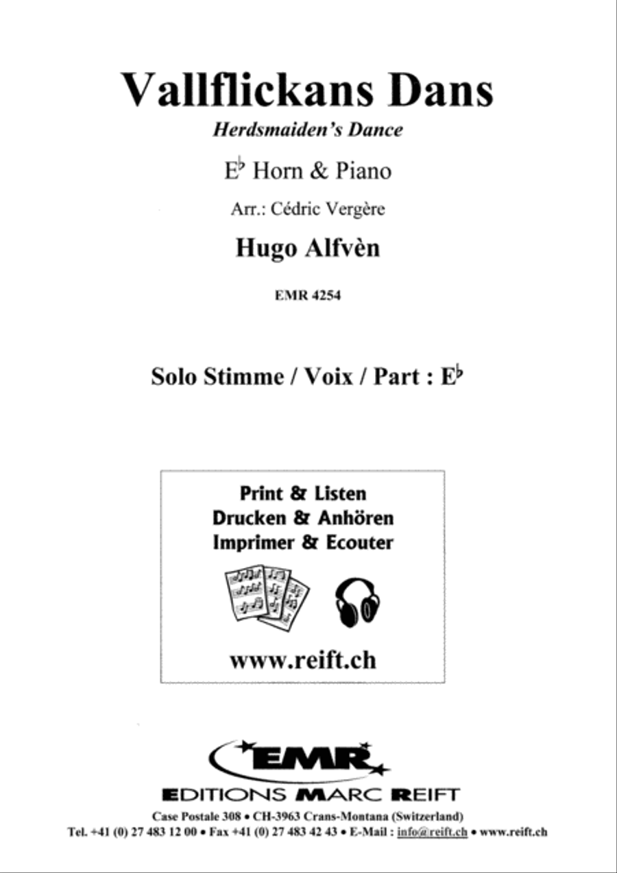 Vallflickans Dans Horn scores gallery preview page 2