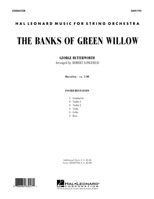 Book cover for The Banks of Green Willow - Conductor Score (Full Score)